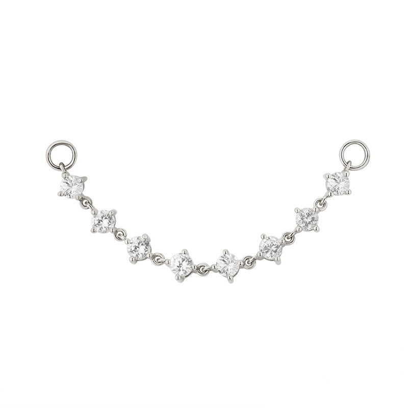 Round White Sapphire Liner