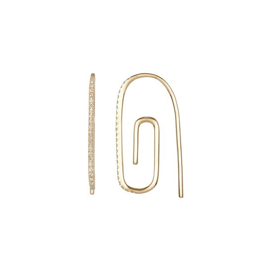 Paper Clip Earring