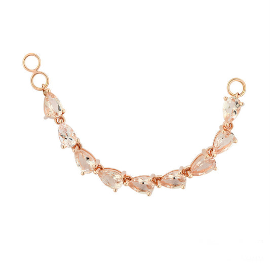 Pear Morganite Liner
