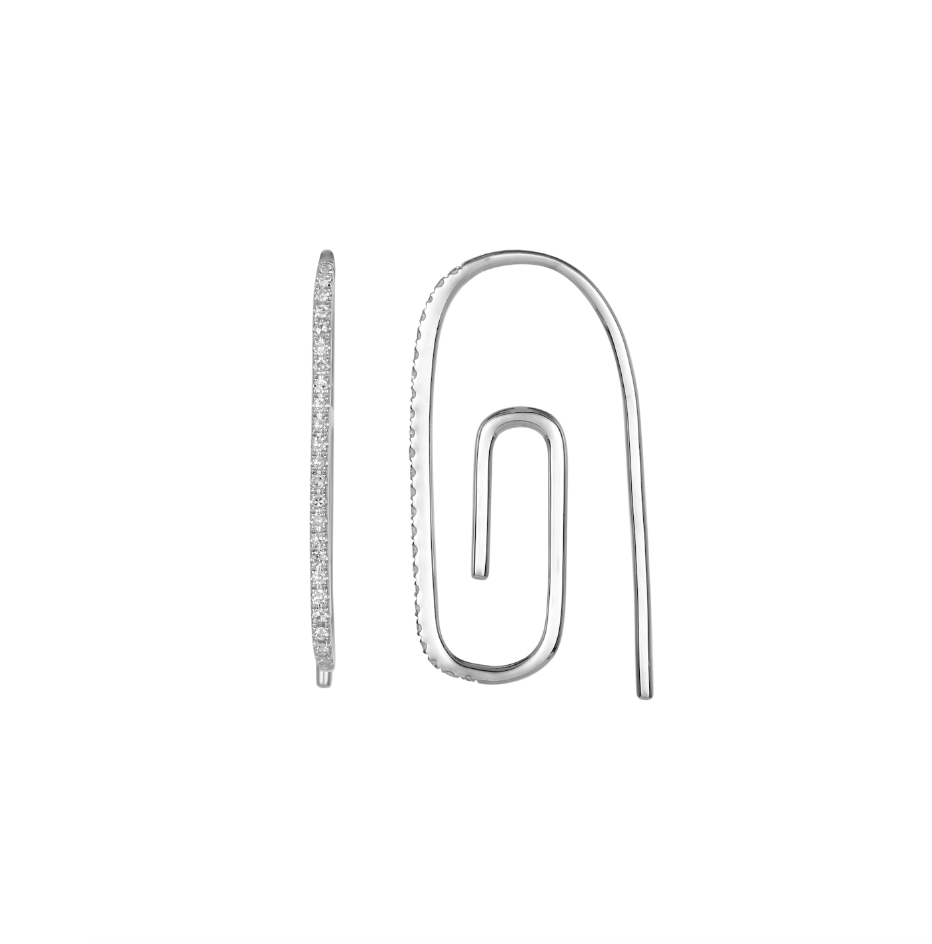 Paper Clip Earring